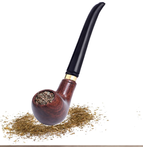 Pipa de Madera para Fumar Tabaco de Hoja Blanca, Estilo Antiguo (Paquete de 2), Pipa de Madera Natural India a Precio de Mayoreo Económico - Product Image 3