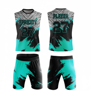 Ensembles d'uniformes de football américain 7v7 personnalisés en gros, fabricant OEM ODM de maillots d'équipe par sublimation, vente en gros - Product Image 5