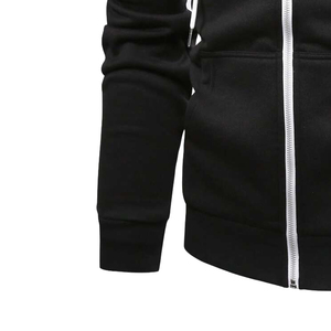 Premium unisexe pull polaire surdimensionné sweat à capuche court coton de haute qualité personnalisé fabricant hommes sweat pour l'hiver - Product Image 4