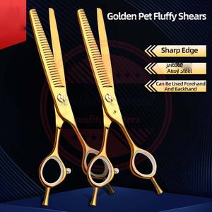 Tijeras de aseo para mascotas, tijeras de adelgazamiento para perros, Chunker profesional para aseo, tijeras personalizadas - Product Image 6