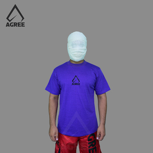 Camisetas de Alta Calidad para Hombre, 240 Gramos, al por Mayor, Personalizadas, Estilo Urbano, Bordadas, Ecológicas, 100% Algodón, con Rayas - Product Image 1