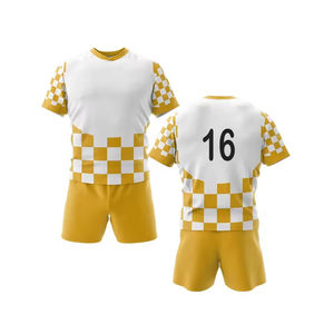 Vêtements de sport pour hommes fous sublimés personnalisés de haute qualité ensemble d'uniformes de rugby chemises et maillots respirants dernier style - Product Image 1