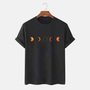 เสื้อยืดลำลองผู้ชาย ผ้าฝ้าย 100% ทรงหลวม โอเวอร์ไซส์ เนื้อผ้าหนา รับสกรีนโลโก้ สตรีทแวร์ เสื้อยืดผู้ชายพิมพ์ลายสวย - Product Image 1