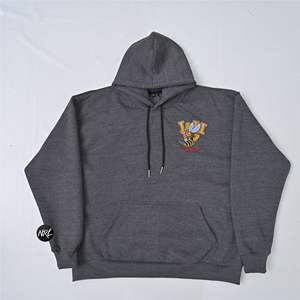 Vente en gros de sweatshirts athlétiques personnalisés en coton biologique Pull surdimensionné pour hommes avec capuche courte Sweat à capuche écologique OEM - Product Image 5