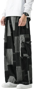 Nuevos Jeans Holgados para Hombre, Estilo Hip Hop, Pantalones Vaqueros de Pierna Ancha, Ajuste Holgado, Ropa Casual de Calle, Logotipo Frontal OEM - Product Image 4