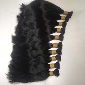 Raw <b>Hair</b> Straight Bulk Unprocessed Human <b>Hair</b> Vietnamese Straight Raw Single Donor Wholesale Price - Product Image 4