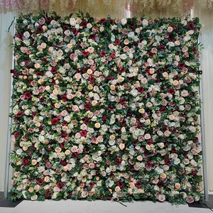 Wandbehang künstliche Blumen Blumen wand Hintergrund 8ft x 8ft Wanda uf kleber Blumen Haupt dekoration