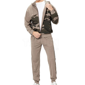 Vente de gros Design personnalisé Contraste de couleur Survêtement pour homme Survêtement pour homme de qualité supérieure à vendre - Product Image 3