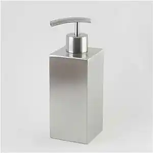 Distributeur de savon double en acier inoxydable avec pompe métallique pour la maison, l'hôtel, la salle de bain et la cuisine – Pompe à savon liquide de haute qualité - Product Image 1