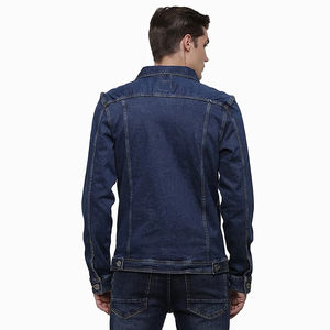 Vestes en jean à logo personnalisé de qualité supérieure, vestes de rue à fermeture à boutons avec deux poches avant pour adultes - Product Image 5