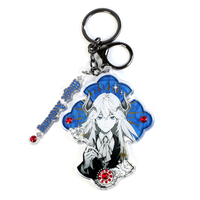 Porte-clés personnalisé en acrylique avec strass Vograce