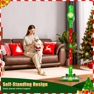 Giáng sinh không dây dính Máy hút bụi mạnh mẽ hút tự đứng hộ gia đình khách sạn xe thú cưng Thảm tóc làm sạch HEPA khô - Product Image 4