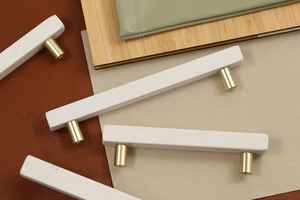 มือจับประตูหินอ่อนหรูหราสไตล์อาร์ตเดโค ทนทาน สำหรับบ้าน สำนักงาน โรงแรม ตู้เสื้อผ้า ฮาร์ดแวร์งานฝีมือระดับพรีเมียม - Product Image 4