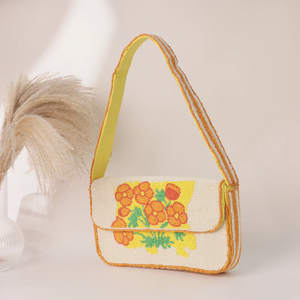 Bolsos de Noche Elegantes con Cuentas, Bolsos de Mano con Mosaico de Cuentas, Bolsos de Mano Modernos con Cuentas de Semillas - Product Image 2