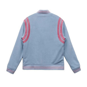 Vente en gros de veste universitaire baseball décontractée à la mode de bonne qualité veste personnalisée université hommes lettre coton polyester - Product Image 5