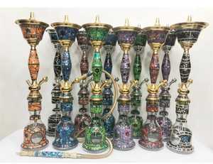 Chichas Farida en acier inoxydable laqué en nacre miniature, fabrication artisanale égyptienne, nouveau design de luxe, prix d'usine - Product Image 2