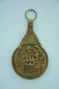 Arabic Style <b>Vintage</b> Antique Brass Astrolabe Arabic Calendar Brass Astrolabe <b>Vintage</b> Persian Calendar Engraved Plates Low Price - Product Image 5