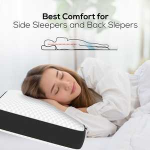 2025 Nueva gran oferta de fábrica suministrada profesional personalizado OEM ODM almohada de espuma viscoelástica hipoalergénica función almohadas posicionadores - Product Image 3