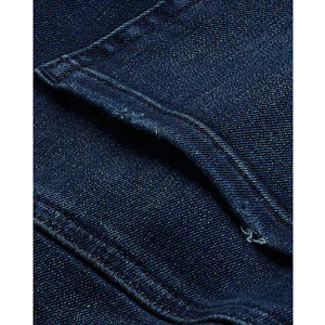 กางเกงยีนส์ขาบานเอวสูงของผู้หญิงชุดแฟชั่นผ้าฝ้ายระบายอากาศ - Product Image 6