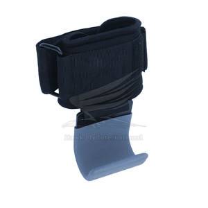 Crochets d'haltérophilie légers en néoprène de haute qualité avec sangle réglable pour une utilisation en salle de sport - Protection professionnelle - Product Image 3