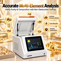 Analyseur de métaux précieux XRF pour l'analyse des alliages d'or, d'argent et de platine avec ordinateur intégré et écran tactile