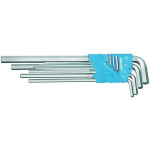Jeu de clés Allen hexagonales longues de 1 pouce Gedore (8 pièces) avec support en plastique inclus - Product Image 1