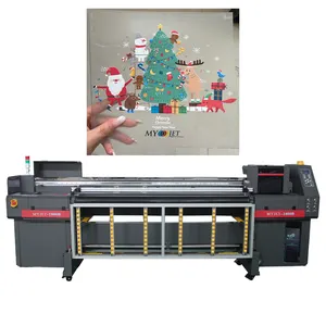 For Wallpaper Rigid and Roll Media Printing with Excellent Precision.Efficient i3200/G5/G6 UV Hybrid Printer