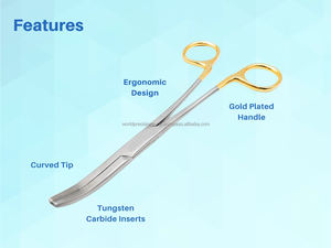Kit chirurgical dentaire manuel Wynman : Forceps de préhension et d'extraction de couronnes, outil de retrait de couronnes en acier inoxydable, certifié CE - Product Image 5