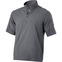 Blouson de baseball unisexe de haute qualité en gros, style décontracté, col montant, tissé, avec fermeture éclair 1/4, pour salle de frappe, à fermeture rapide sur le devant