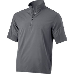 Veste de frappeur de baseball unisexe de haute qualité en gros, style décontracté, col montant, tissée, avec fermeture éclair 1/4 - Product Image 6