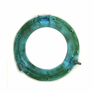 ผนังอลูมิเนียมสีบรอนซ์ทะเลเรือกระจกเงาตกแต่งเรือหน้าต่างเรือรอบผนังการตกแต่งที่แท้จริง - Product Image 1