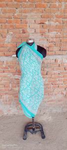 ผ้าโสร่งพิมพ์ลายดอกไม้รูปทรงเรขาคณิตลายดอกไม้งานปะมีบริการ OEM - Product Image 2