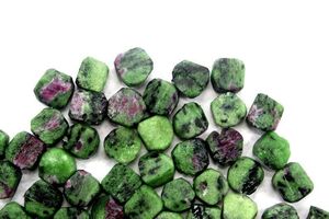 Zoisite ทับทิมธรรมชาติ25ชิ้นชุดอัญมณีหลวมหินผลึกที่ขุดได้10-12มม. หินบำบัดที่ยอดเยี่ยม - Product Image 5