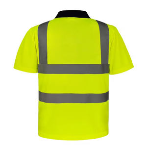 Camisetas Polo Personalizadas de Alta Visibilidad, Camisetas de Seguridad para la Construcción, Camisetas Reflectantes - Product Image 3