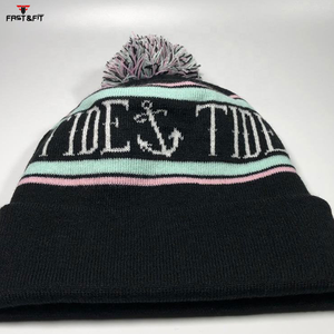 Hot Selling Professional High Quality 100% Cotton <b>Beanie</b> Caps Custom Color Breathable Waterproof with 3D Embroidery for Sale - Product Image 4