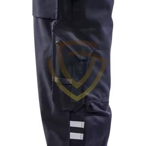 Uniforme de trabajo de seguridad reflectante de talla grande de alta calidad, trabajo de algodón en general para hombres a bajo precio - Product Image 5