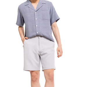 ODM/OEM Men's Linen Mesh <b>Shorts</b> with Custom Print Made in Vietnam-Wholesale - Product Image 1
