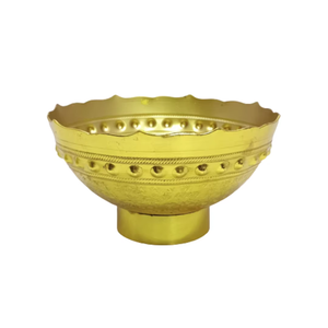 Bol à fruits design bol à fruits secs en métal design royal stockage décoratif pour noix bol de stockage de collations bonbons et collations durables - Product Image 1