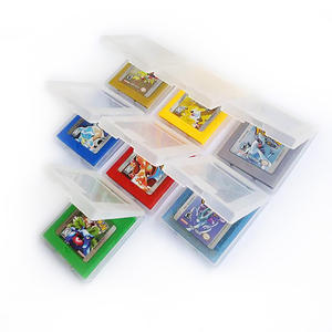 Cartouche de cartes vidéo de jeux d'<span class=keywords><strong>argent</strong></span> pokmon rouge bleu jaune vert <span class=keywords><strong>or</strong></span> chaud de haute qualité pour <span class=keywords><strong>carte</strong></span> de jeu de contrôleur GBC GBA SP - Product Image 1