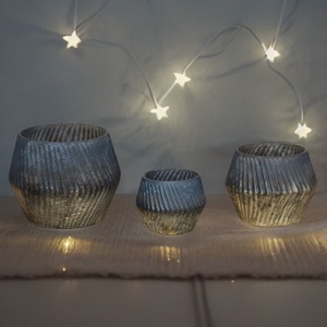 Antiguo cristal hecho a mano Art Deco 3-5 pulgadas árbol tira votiva única decoración del hogar artículo para Diwali Navidad Halloween - Product Image 2