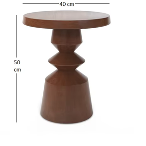 Nouvelle table d'appoint en bois de manguier marron au design moderne pour le salon, l'appartement, la villa, la maison et la décoration - Product Image 1