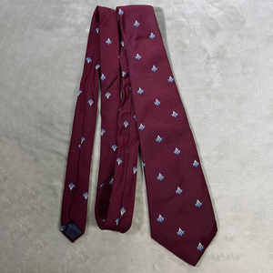 Usine Hommes Collections Blanc Bourgogne Rouge Shriner Hôpital Logo Imprimer Cravates Pas Cher Polyester Maçonnique Cravates pour Hommes ronpex - Product Image 1