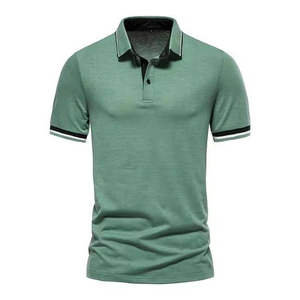 Polo camiseta transpirable Venta caliente peso ligero precio razonable hombres polos con en últimos diseños - Product Image 6