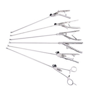Fórceps de portaagujas laparoscópicos en acero inoxidable disponibles en todo tipo de instrumentos quirúrgicos endoscópicos de laparoscopia - Product Image 2