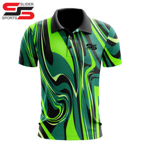 Men's Custom Logo Short-Sleeved for <b>Polo</b> Shirt Breathable Wholesale Sublimation Printed Golf <b>Sports</b> T-Shirt - Product Image 1