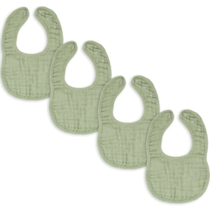Muselina de algodón orgánico de seis capas personalizada, burpcloth, teñido e impresión verde salvia, paquete de 6 ropa de bebé - Product Image 1