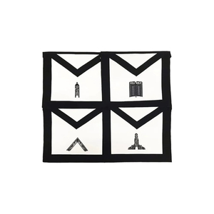 <b>Masonic</b> Funeral Members Regalia Set Hand Embroidered Collar Apron & <b>Case</b> Royal Arch Full Dressed OEM Customized Durable - Product Image 1