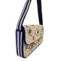 Evil Eye perlé sac à bandoulière fait à la main perle de rocaille Protection sac à main Boho embrayage Artisan Festival sac cadeau