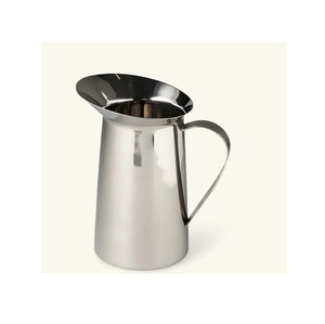 Elegante jarra de acero inoxidable a prueba de herrumbre con asa para servir bebidas de jugo de agua perfecta para cocina comedor restaurante - Product Image 6