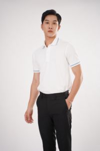 Polo de ajuste cómodo para hombre, Polo personalizado de tela de alta calidad transpirable de secado rápido, ropa de fabricante en línea - Product Image 5
